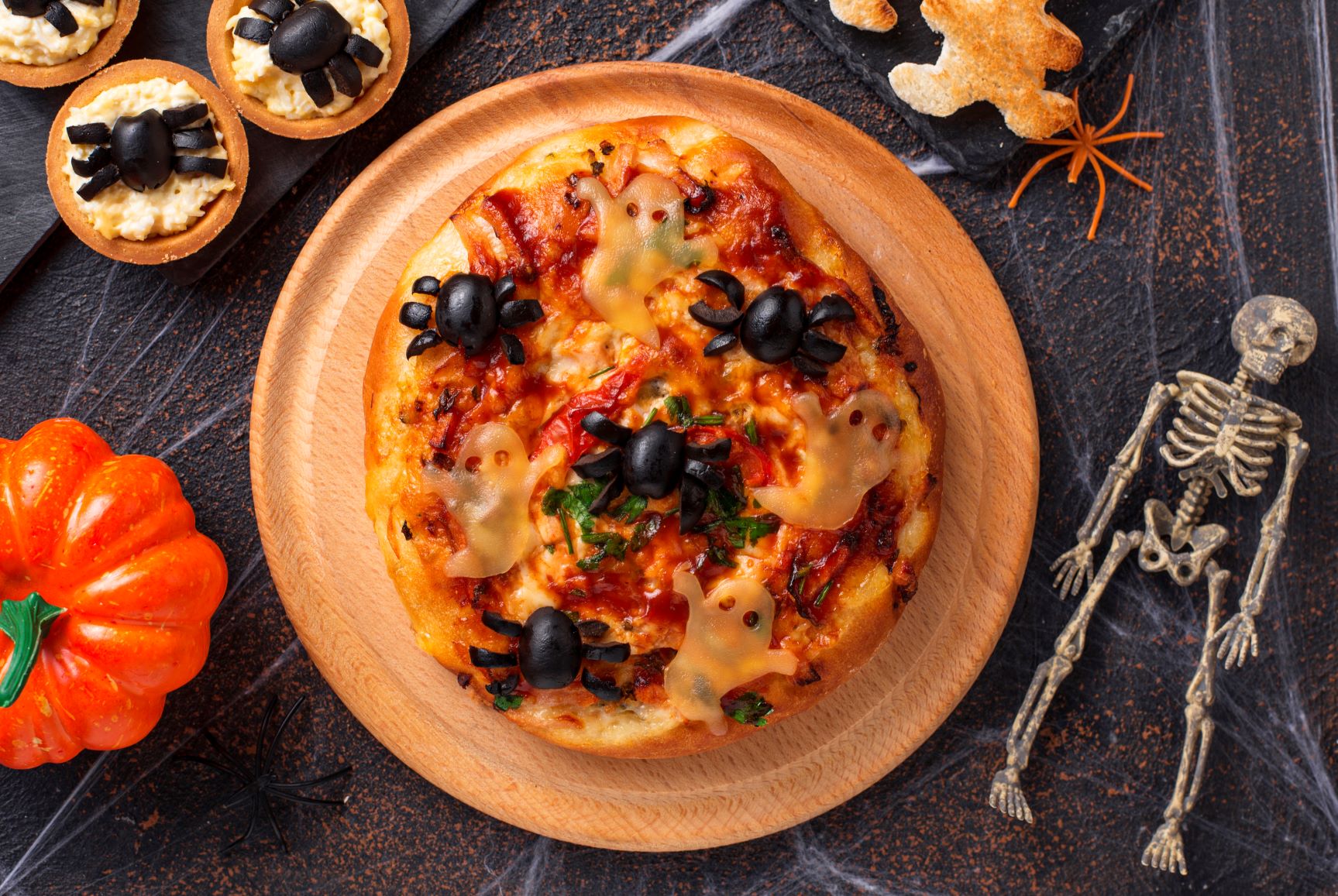 Pizza Halloween recette